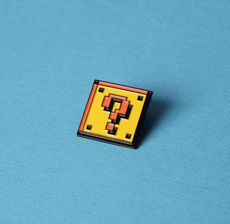 Question Block Enamel Pins