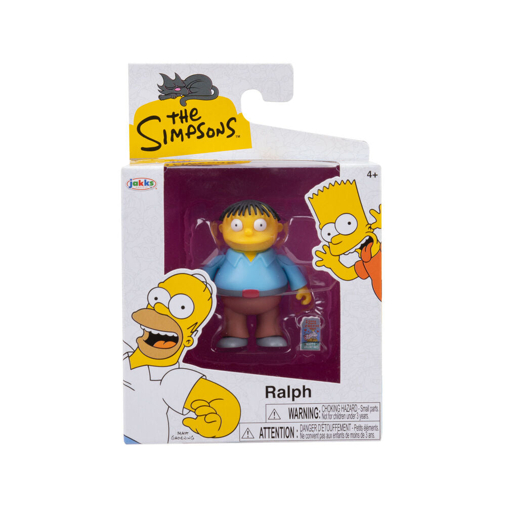 Ralph Wiggum The Simpsons figure in Jakks Pacific retail packaging