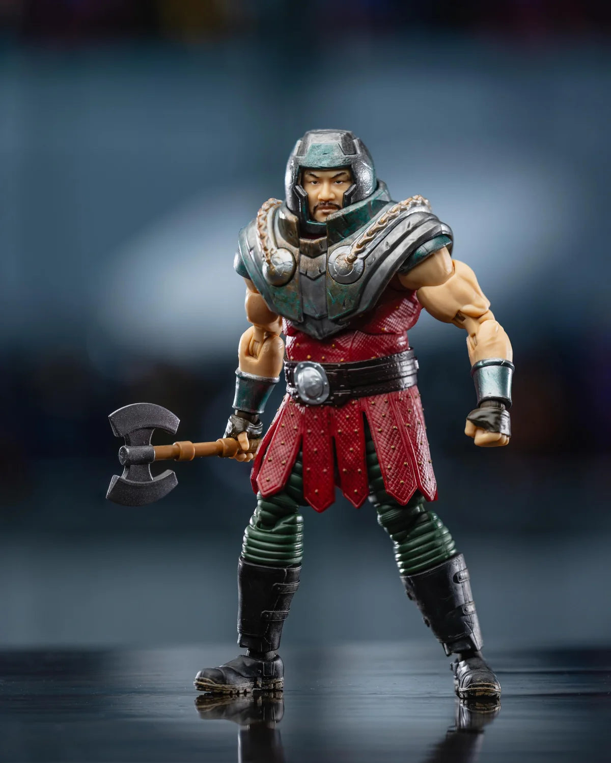Ram Man MOTU Chronicles 2026 Movie Action Figure holding battle-axe