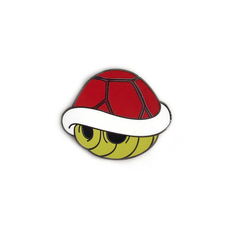 Red Turtle Shell Enamel Pin