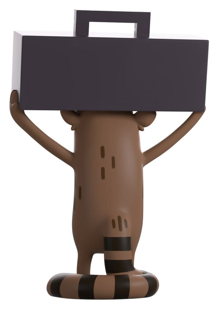 Rigby Regular Show collectible vinyl figure back view