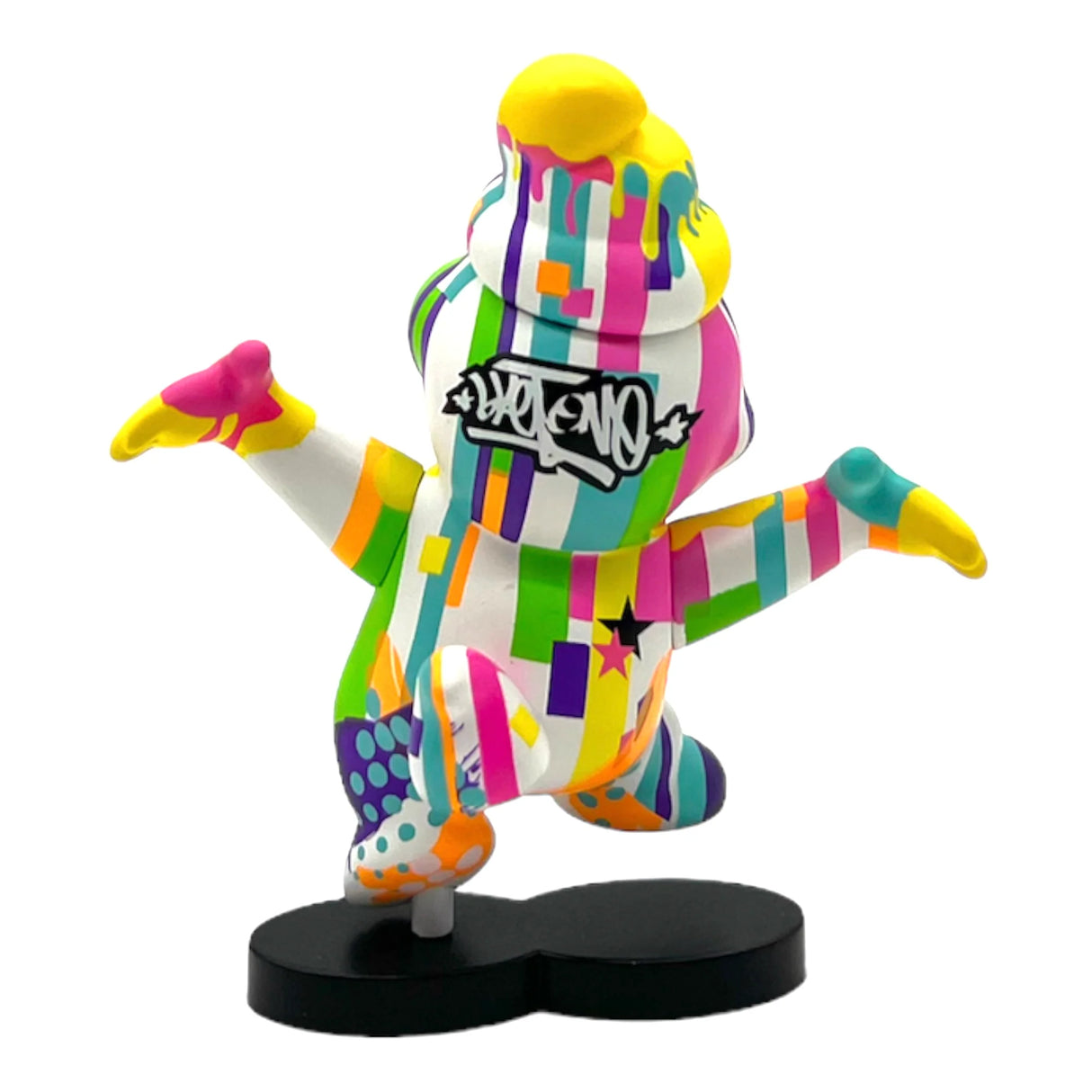 Back view of Ripple Phase 1 by SketOne with graffiti tag on hoodie