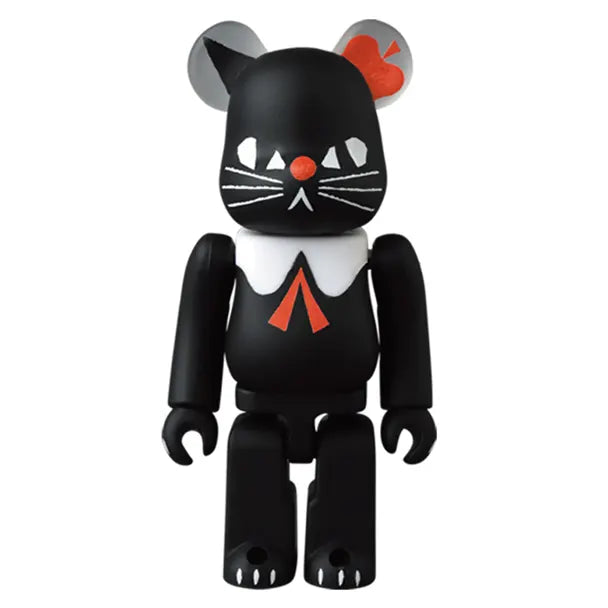 Robin The Black Cat Artist BE@RBRICK Series 43 100 percent black cat design figure