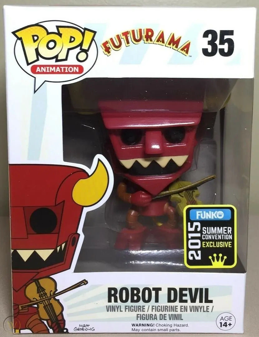 Robot Devil (w/ Violin) (2015 Summer Convention Exclusive) Futurama 35 - Funko Pop Vinyl