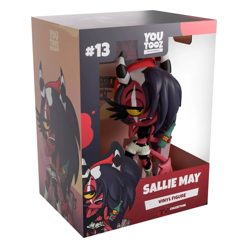 Sallie May Youtooz vinyl figure in box packaging from Helluva Boss collection.