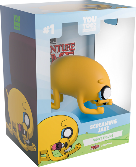 Screaming Jake Adventure Time Vinyl Figure Youtooz Box
