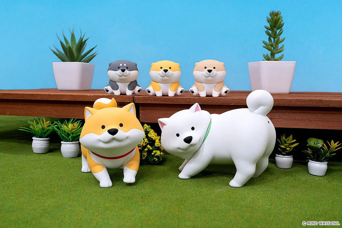 Shibanban Blind Box collection featuring Akashibanban, Shiroshibanban and mini figures.