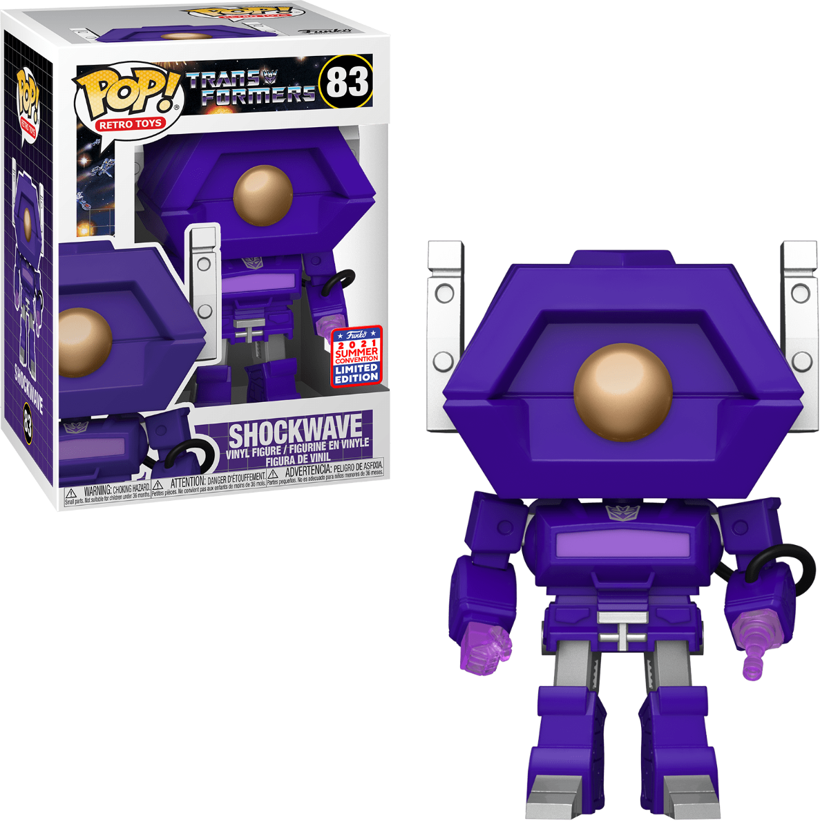 shockwave transformers funko pop vinyl