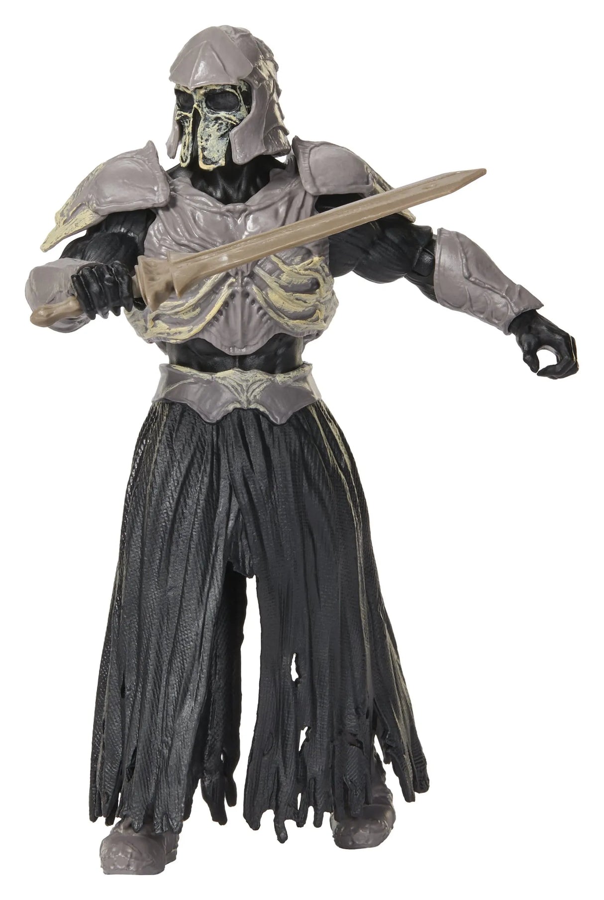 Skel-Knight Masters of the Universe 2026 movie figure posed with sword ready for combat