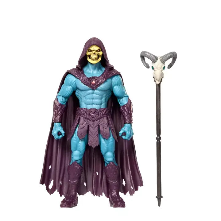 Full-body Skeletor action figure with Havoc Staff accessory from the Masters of the Universe movie