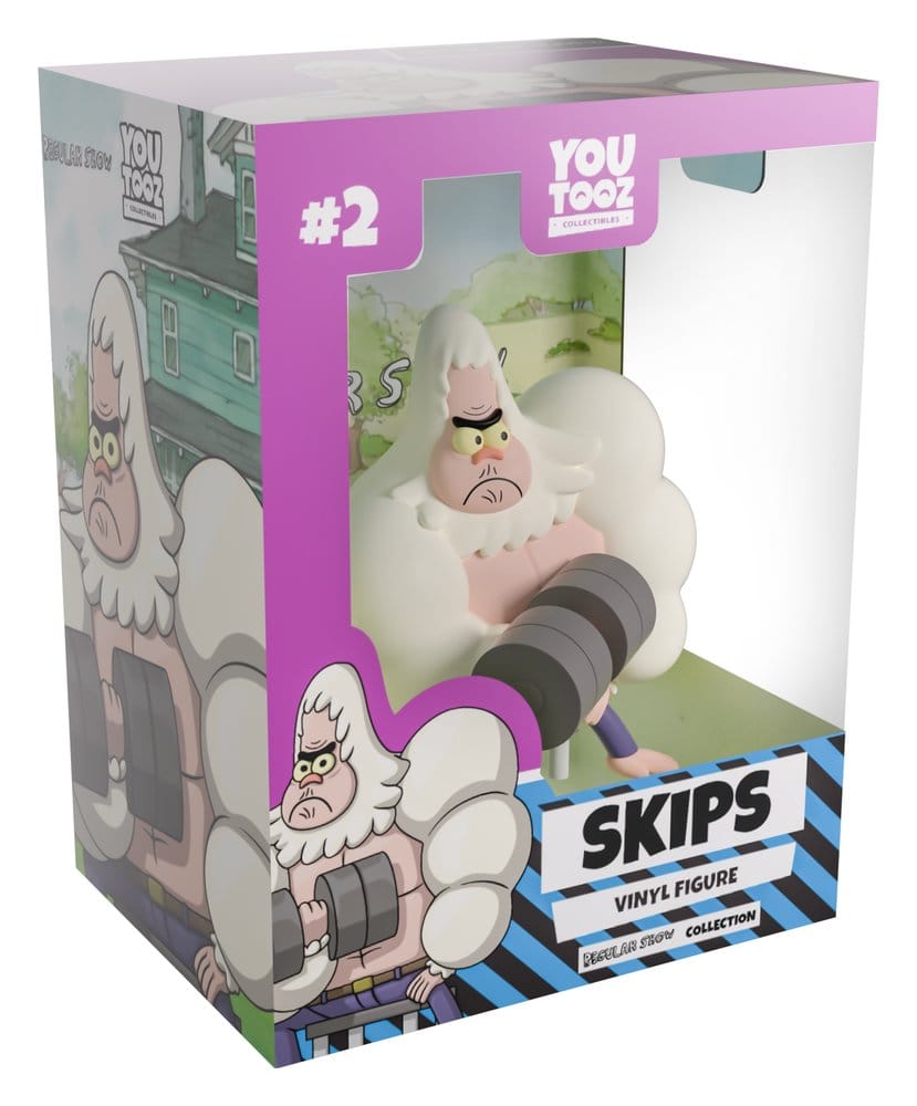 Skips Youtooz vinyl figure inside illustrated collector packaging