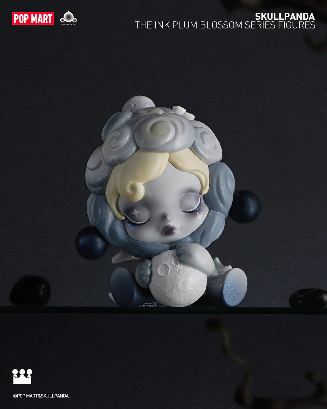Cute Skullpanda Figure