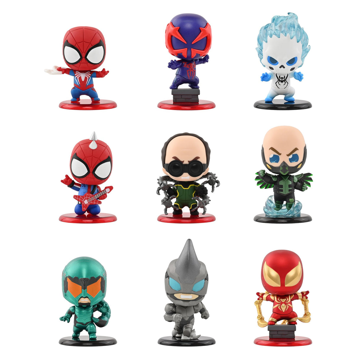 Spider-Man Cosbi Blind Box Marvel bobble-head figure lineup
