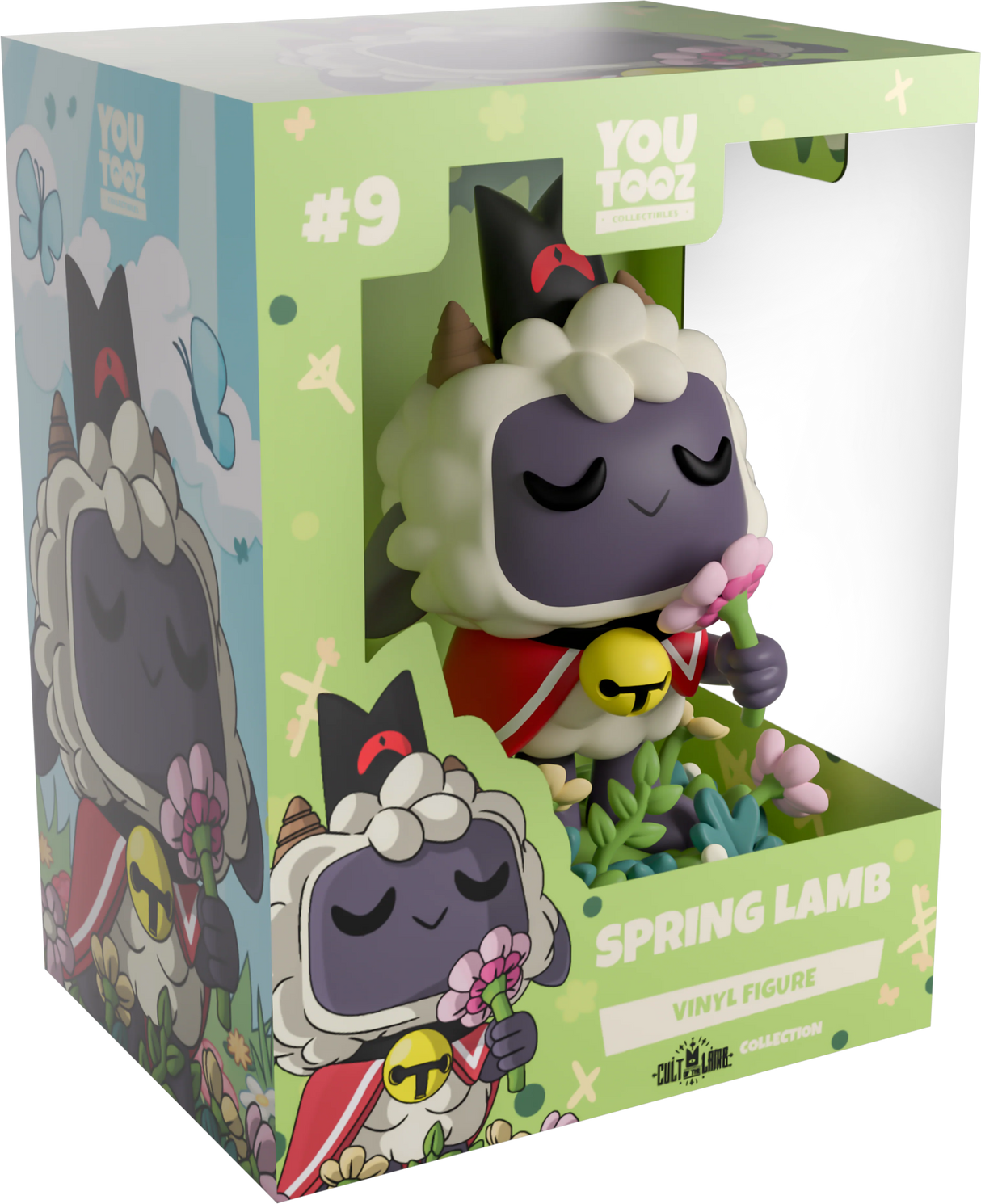 Spring Lamb Youtooz Cult of the Lamb figure in box packaging