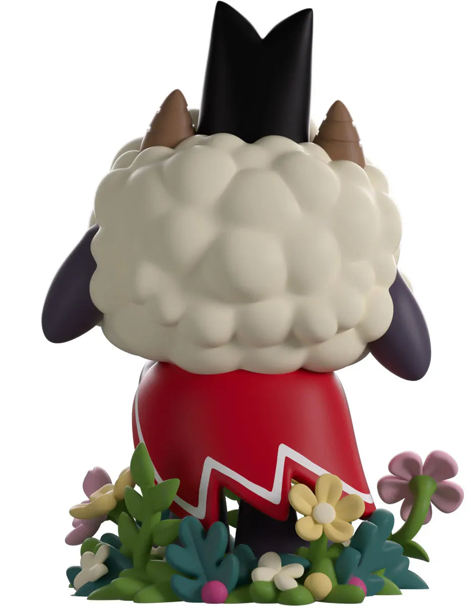 Spring Lamb Cult of the Lamb Youtooz vinyl figure back view