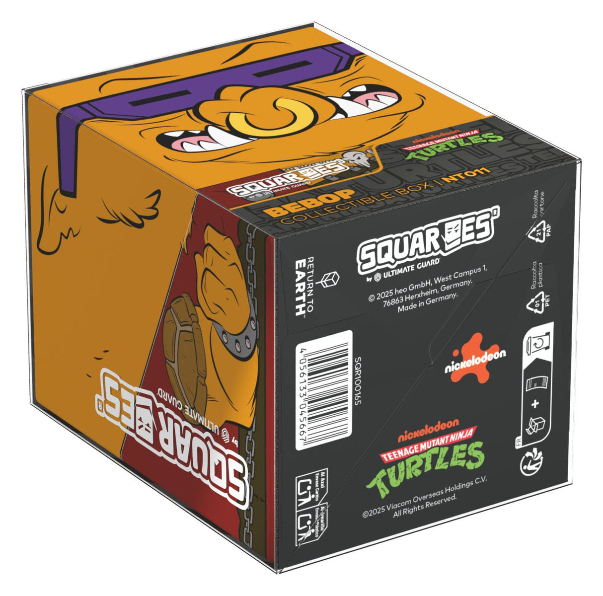 Bebop Squaroes Teenage Mutant Ninja Turtles collectible deck box front view by Ultimate Guard