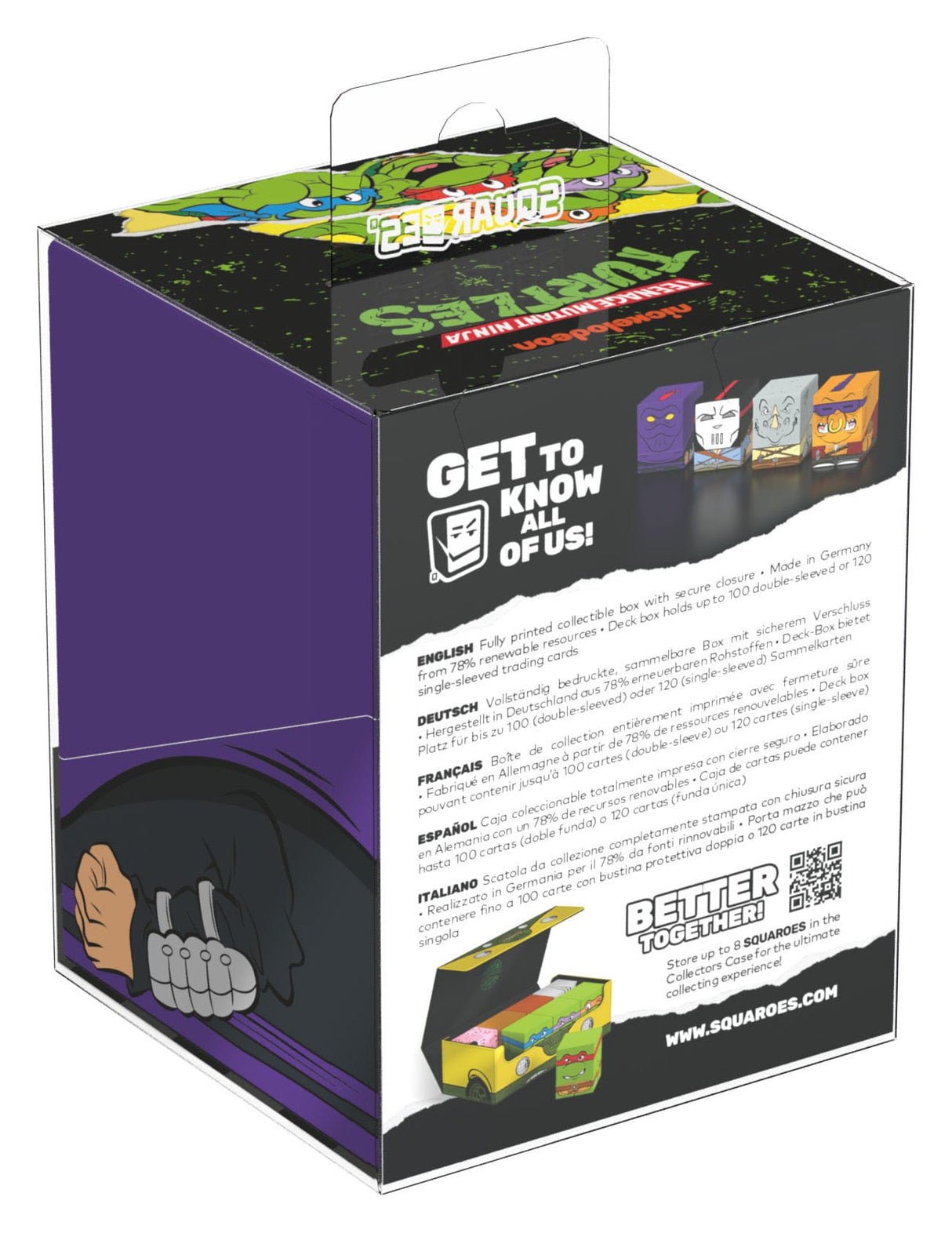 Foot Soldier Squaroes TMNT NT013 cube stacked display view