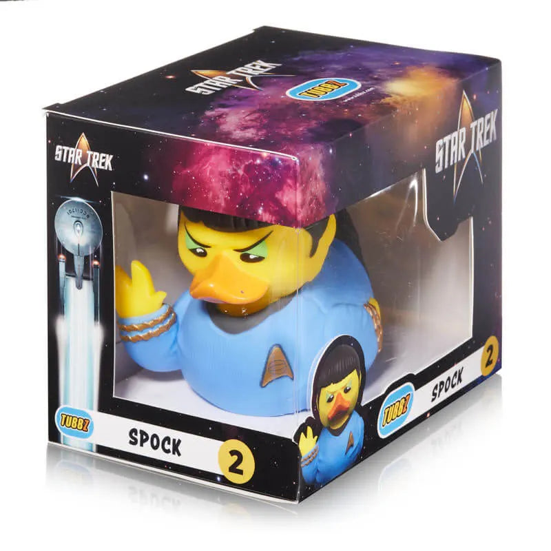 Spock TUBBZ duck in branded Star Trek display box