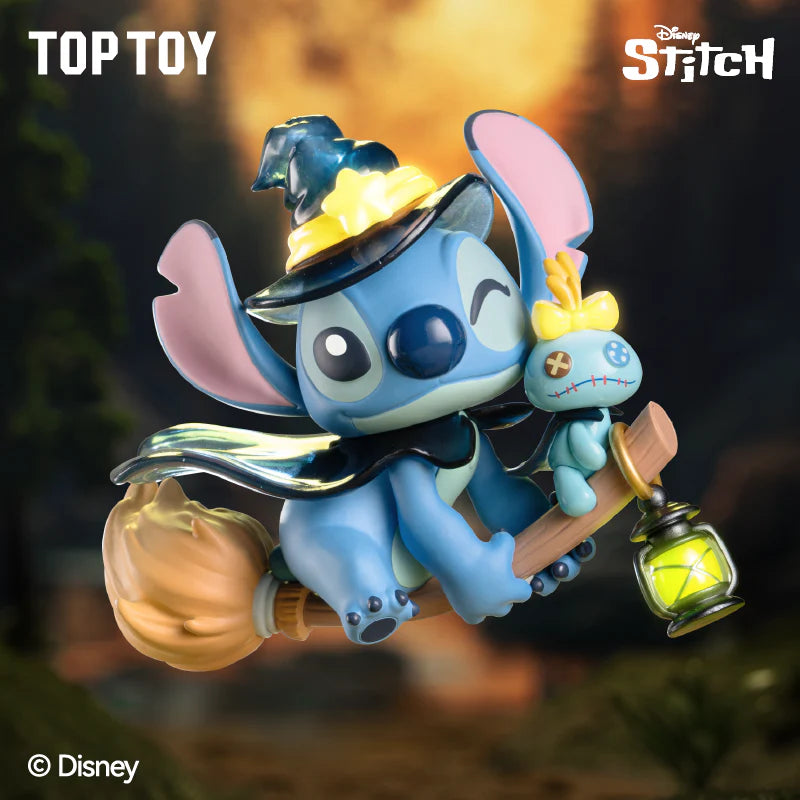 Disney Stitch Wacky Diary 2.0 vinyl toy lineup showing the full blind box collection.
