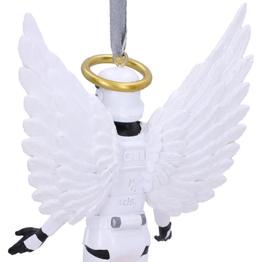 Back detail of Original Stormtrooper angel ornament