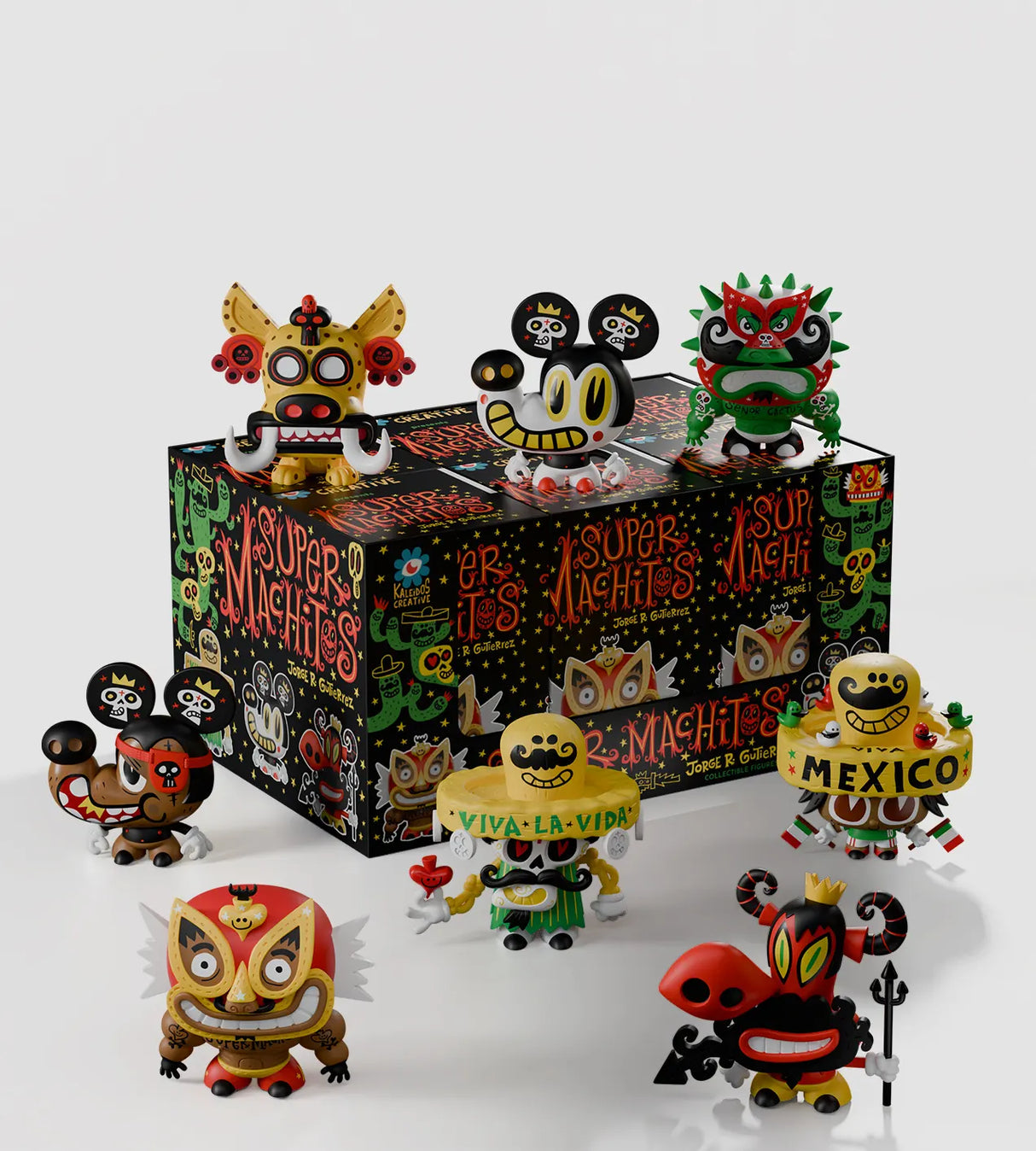 Super Machitos blind box display packaging set