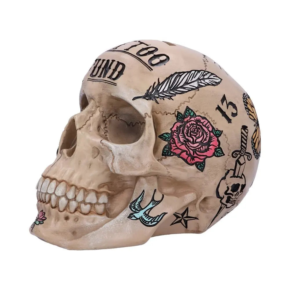 skull money box