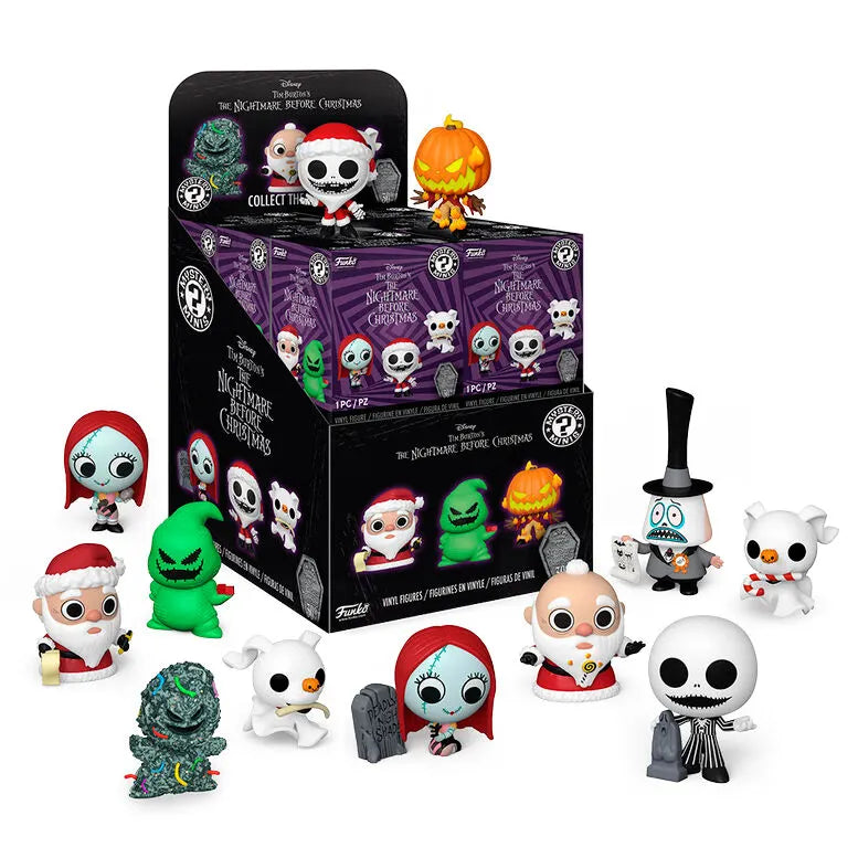 Display box of The Nightmare Before Christmas 30th Anniversary Mystery Minis by Funko