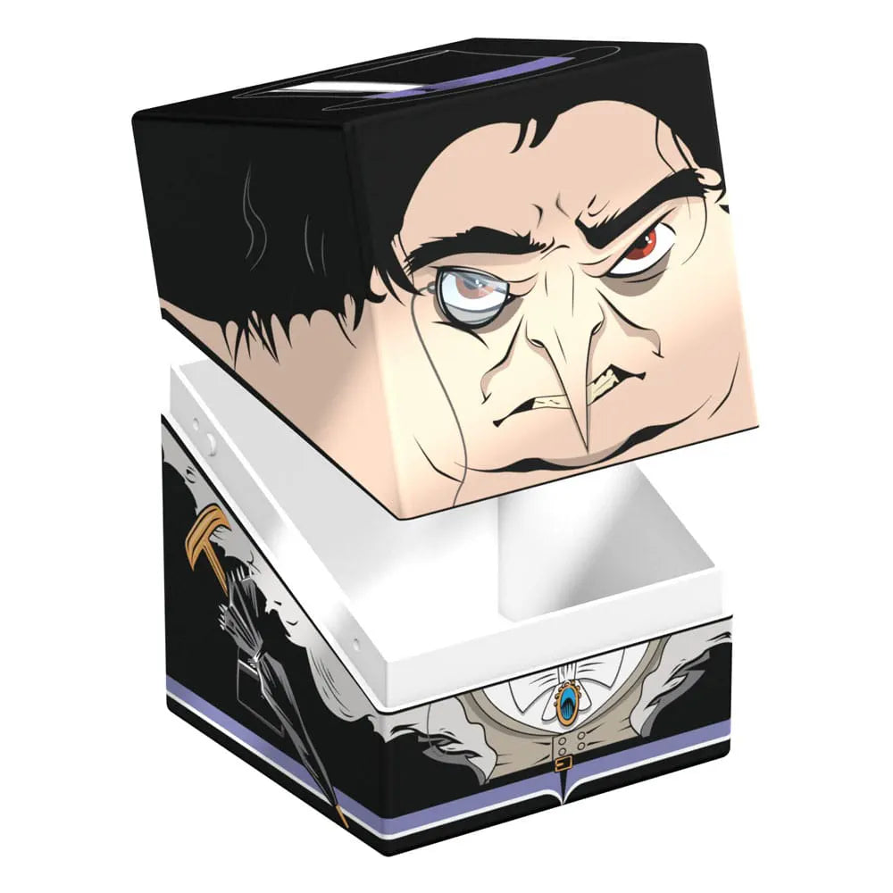 Unboxing The Penguin Squaroes deck box revealing card storage