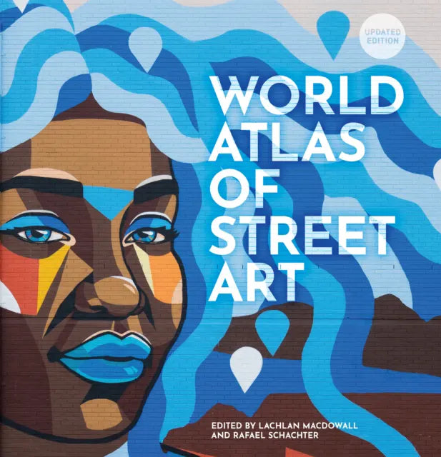 The World Atlas of Street Art updated edition book cover featuring colorful contemporary mural art