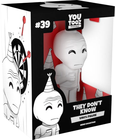 They Don’t Know Meme Youtooz vinyl figure in retail box packaging from the Youtooz Meme Collection