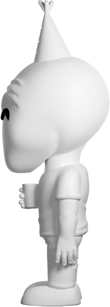 They Don’t Know Meme Youtooz vinyl figure side view showing minimalist sculpt