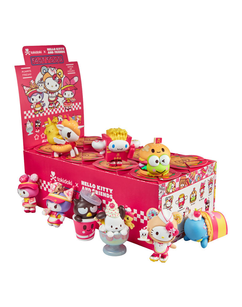 tokidoki keroppi burger themed collectible figure