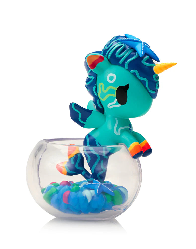 Tokidoki Neon Reef Mermicorno green coral variant blind box figure