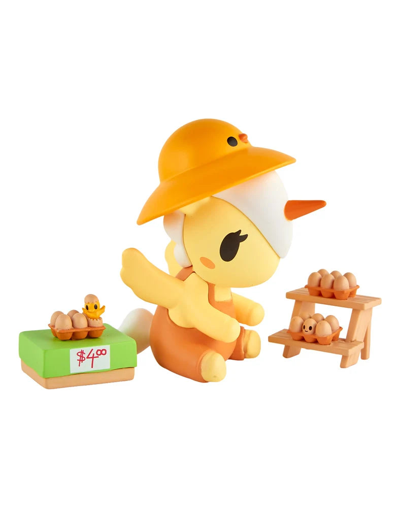 tokidoki Farmers Market Unicorno Fresh Egg Stand figure