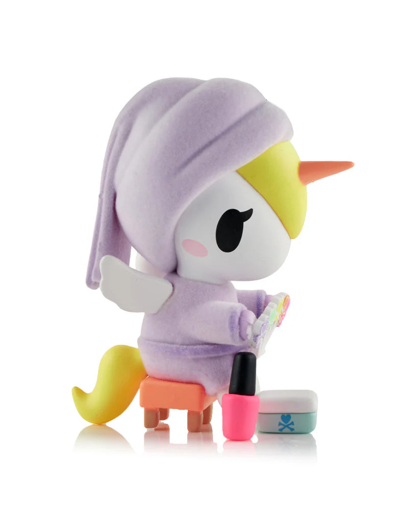 Spa Day Unicorno self care manicure scene tokidoki collectible