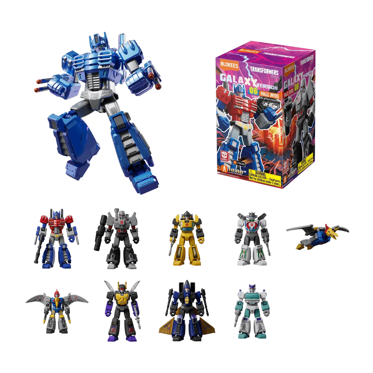 Transformers Blokees Galaxy 06 Parallel Universe Display