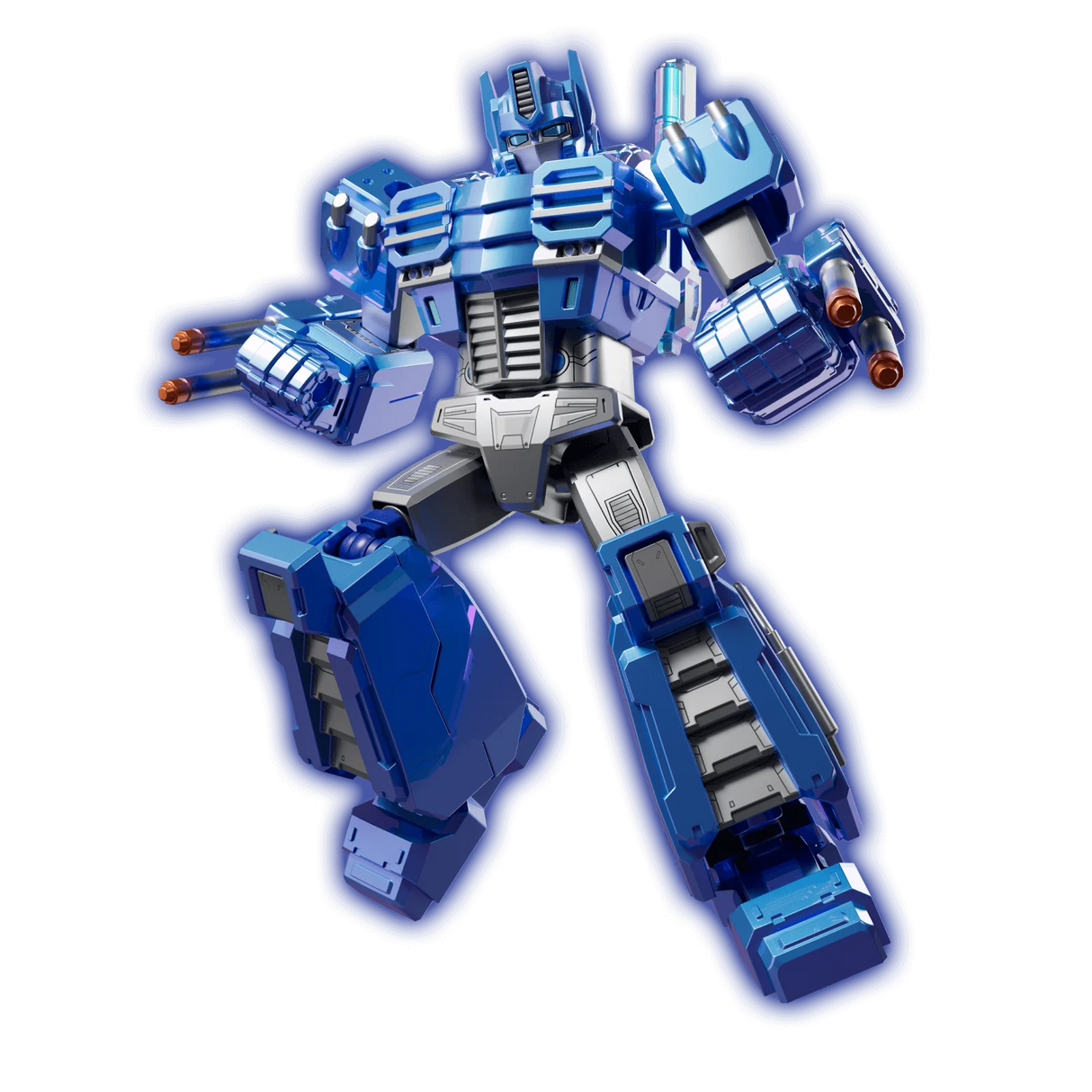 Orion Pax BLOKEES figure in metallic blue from Galaxy 06