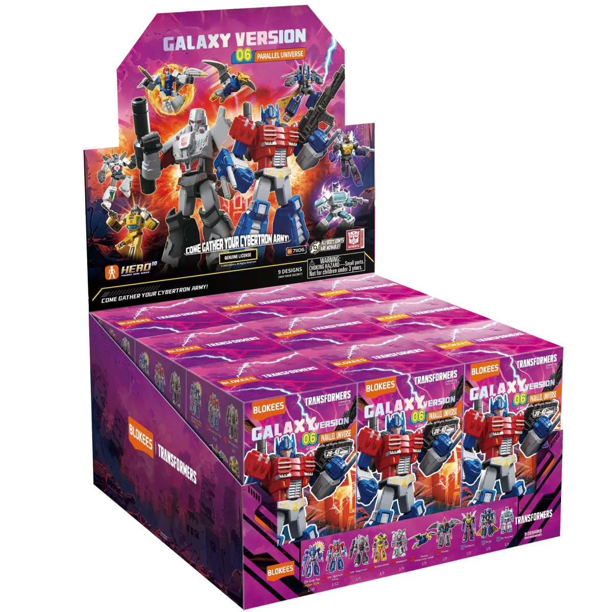 Transformers Blokees Galaxy 06 Parallel Universe Case