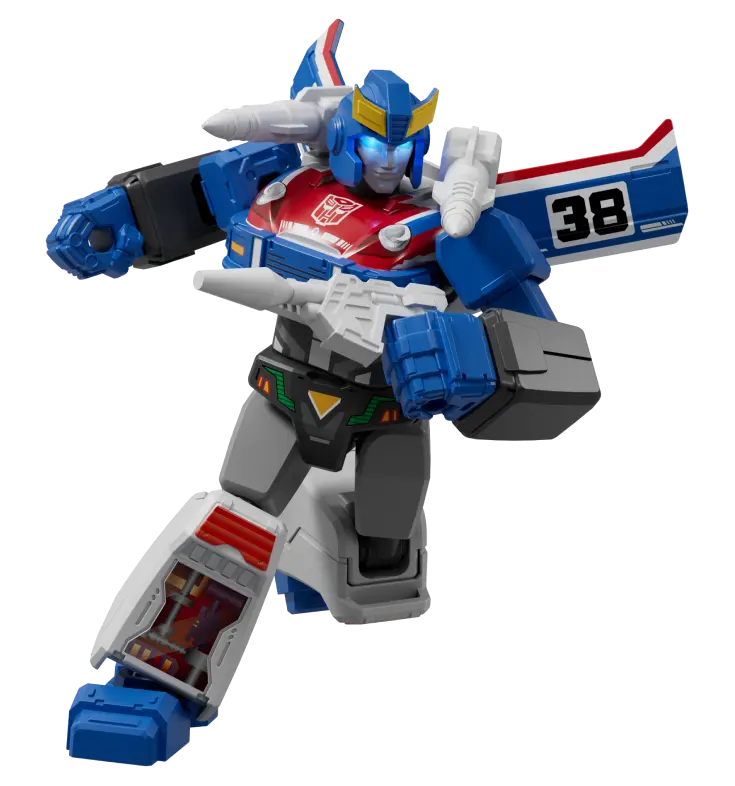 Transformers Blokees Galaxy Version 04 Smokescreen model kit with race car details