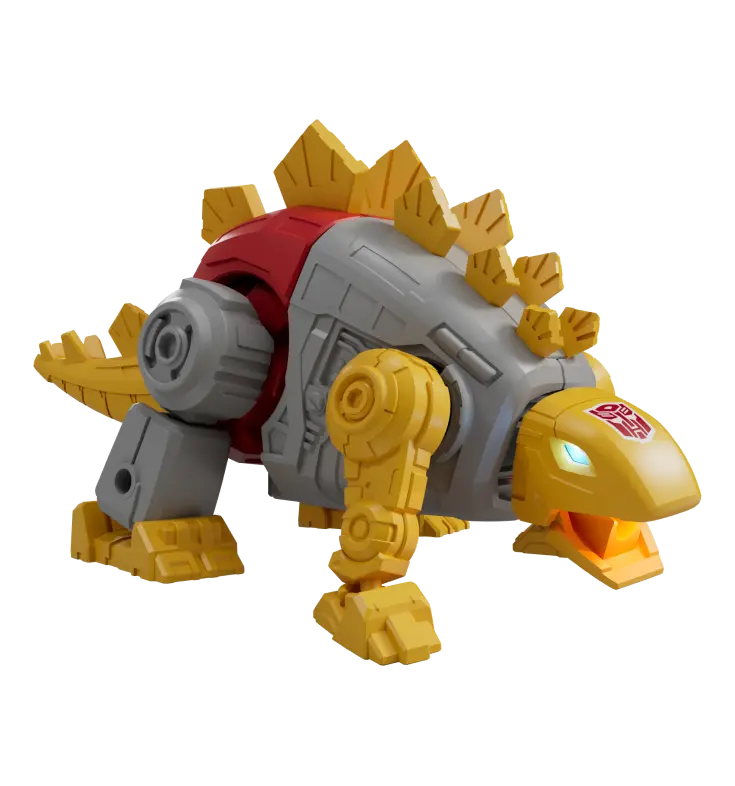 Transformers Blokees Galaxy Version 04 Snarl Dinobot figure with sword