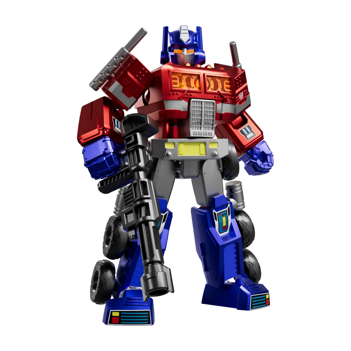 Transformers Blokees Shining Version 02 Optimus Prime metallic paint chase figure rare edition.