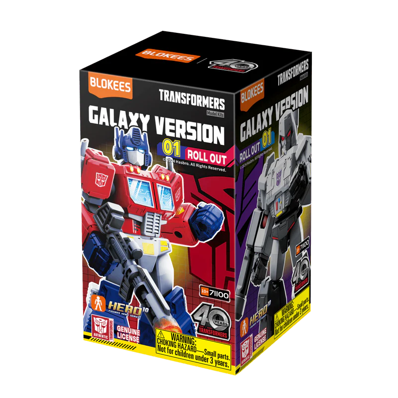 Transformers Blokees Plastic Model Kit Galaxy Version 01 Roll Out