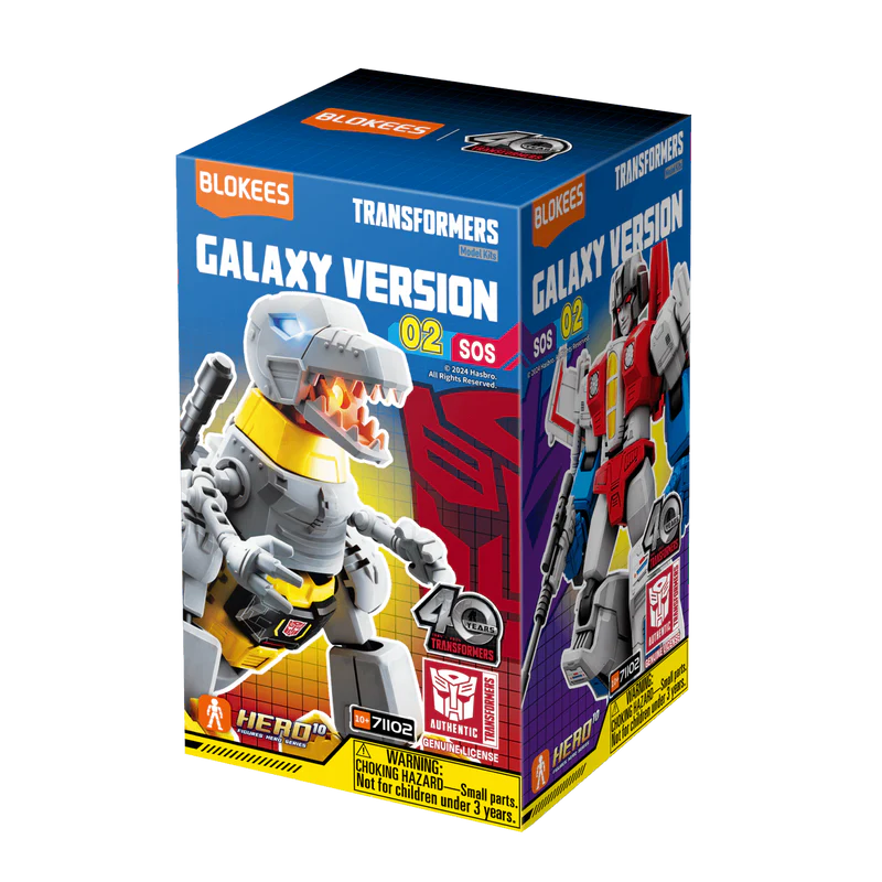 Transformers Blokees Plastic Model Kit Galaxy Version 02 SOS