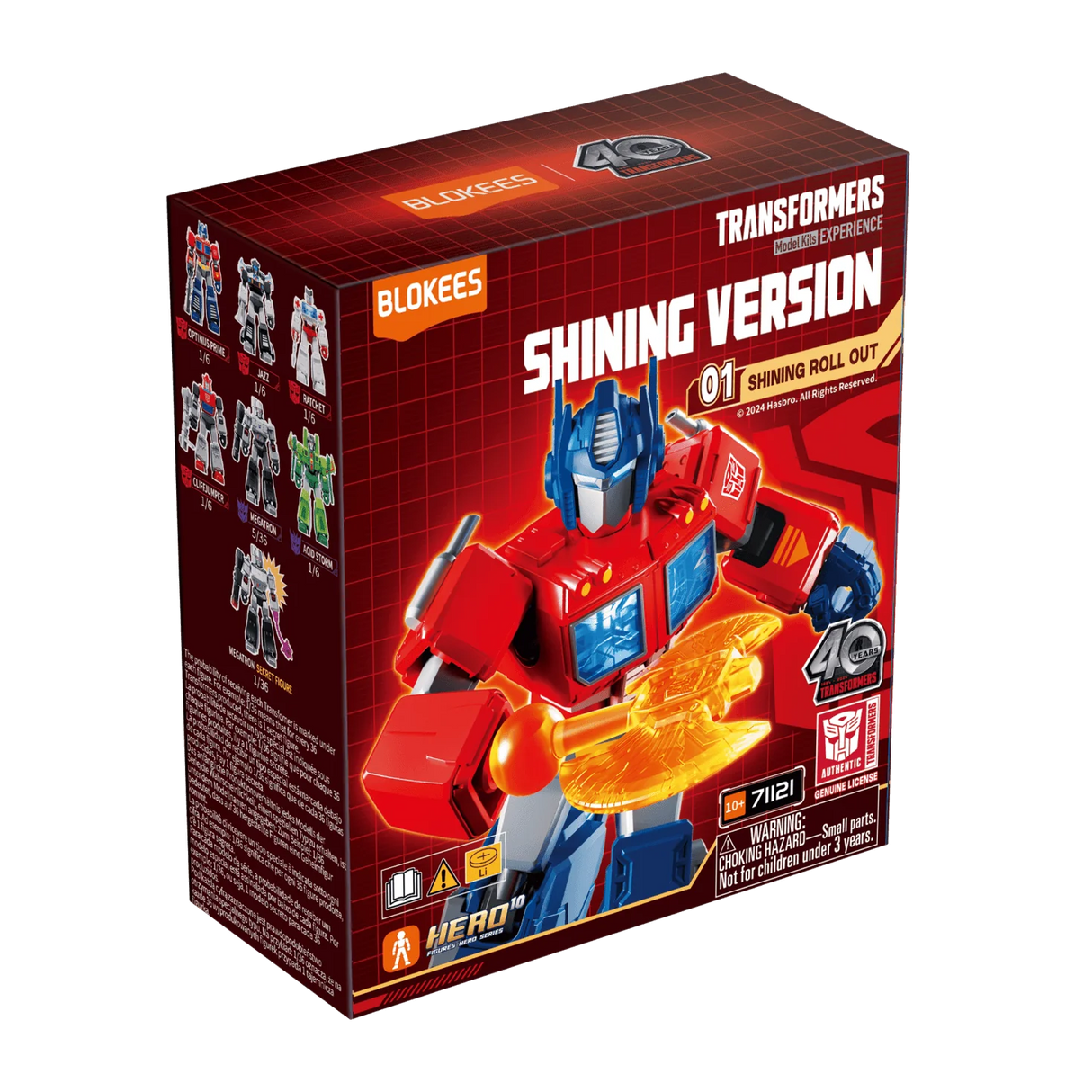 Transformers Blokees Shining Version 01 Shining Roll Out