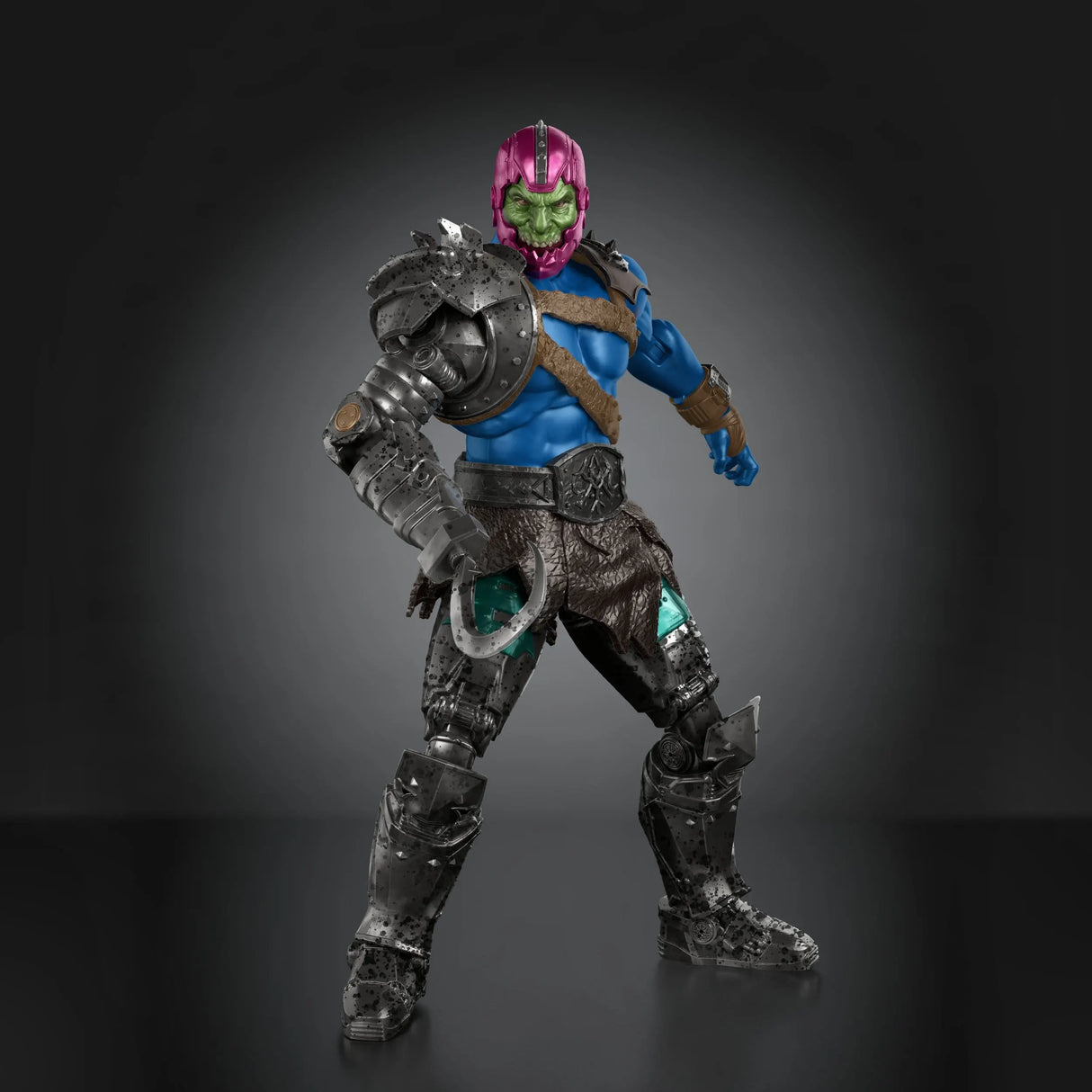 Trap Jaw 2026 movie collectible figure displayed in dynamic action pose
