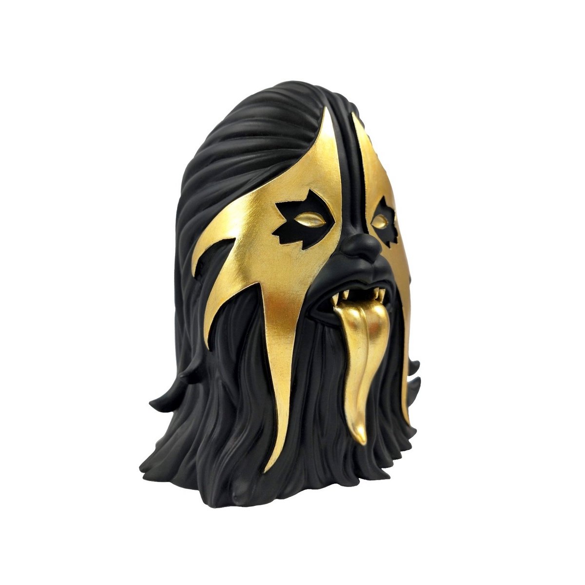 Thrashbacca black gold mask detail hand painted polystone resin figure