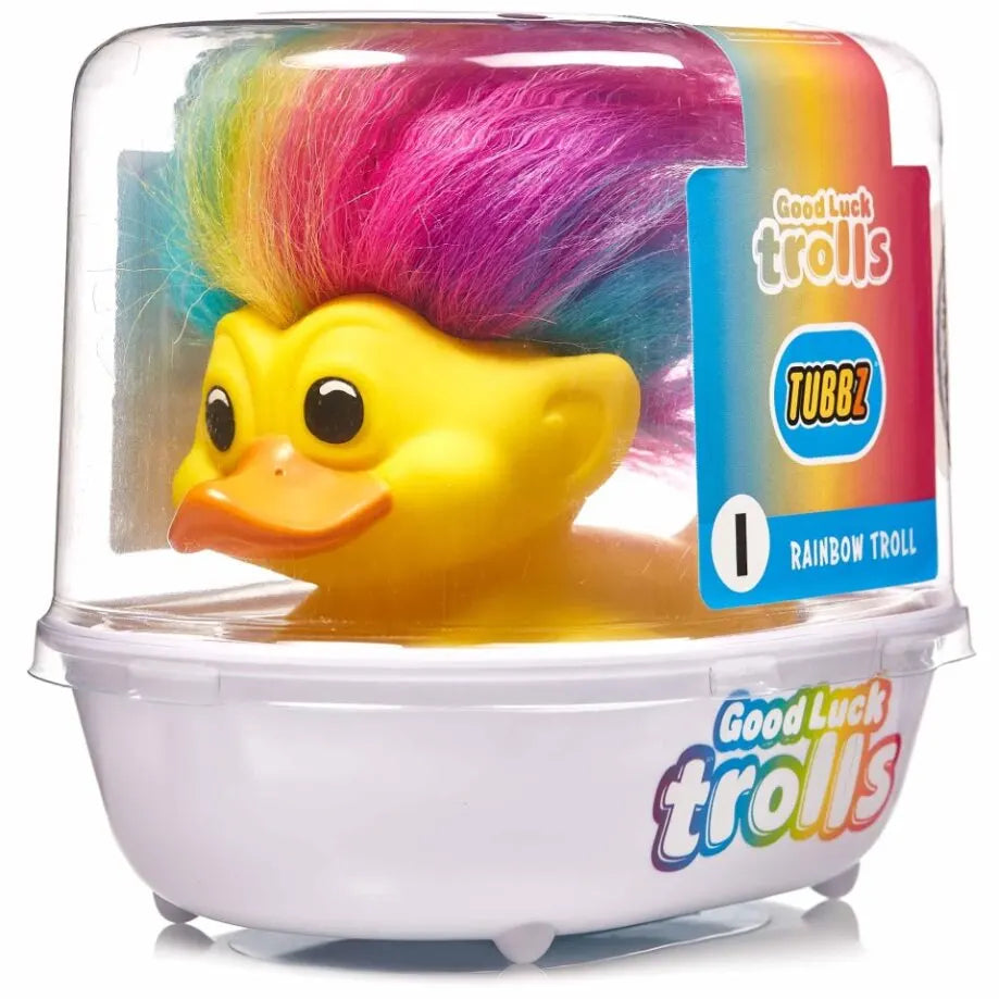 Trolls Rainbow Troll Rubberduck