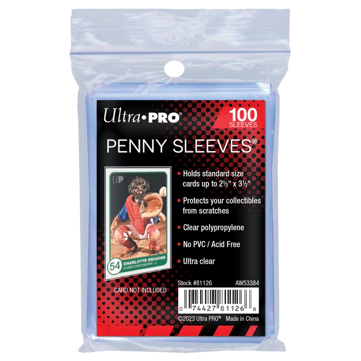 Ultra Pro Penny Sleeves 100 pack for Pokémon and trading cards