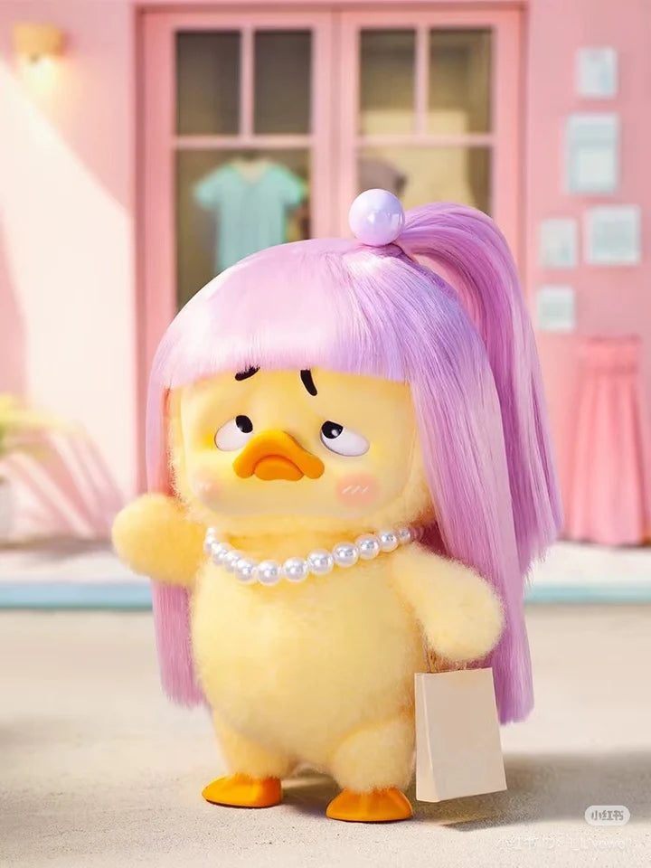 Beauty Free Duck with pink hair from Upset Duck Born This Way Blind Box series