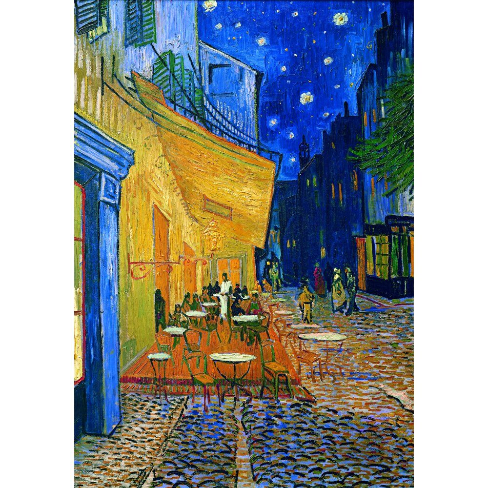 Clementoni Museum Collection 1000-piece puzzle of Van Gogh’s Café Terrace at Night.